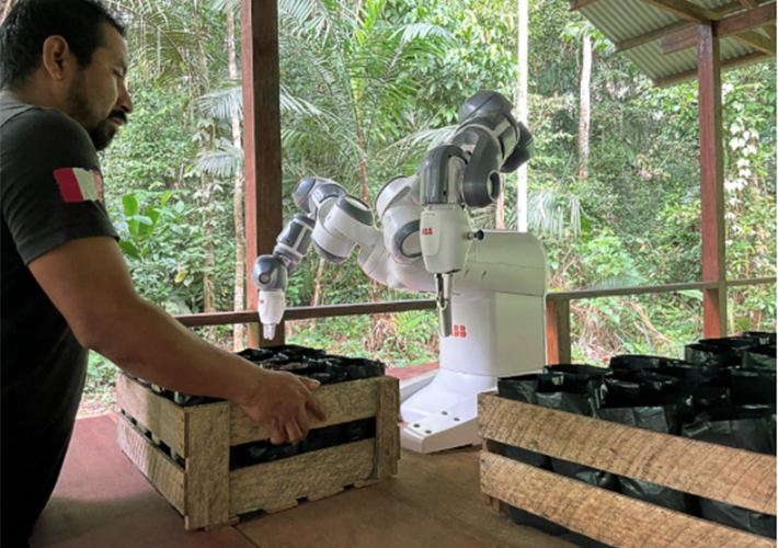 foto noticia El robot más remoto del mundo automatiza el proyecto de reforestación del Amazonas.